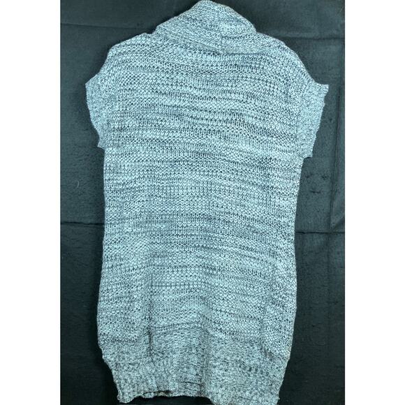 Maurices Womens Sweater Gray Cowl Neck Short Sleeve Knit Pullover Stretch Large - Picture 10 of 12